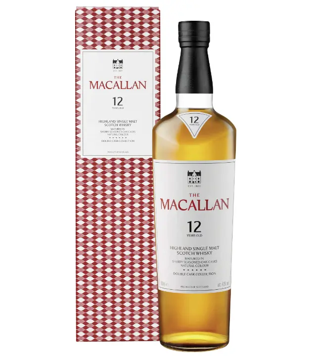 The Macallan 12 Jahre Double Cask Highland Single Malt Scotch Whisky / 40 % Vol. / 0,7 Liter-Flasche in Geschenkkarton