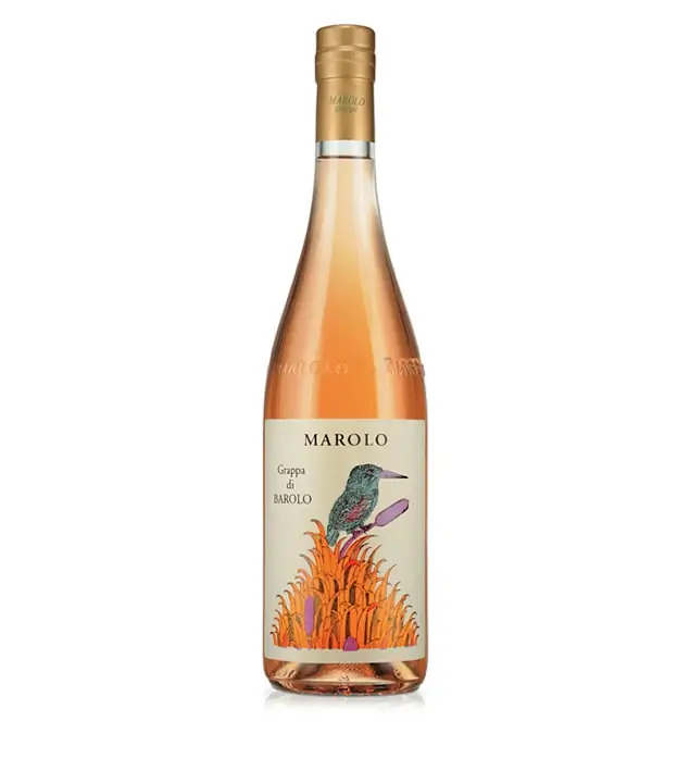 Marolo: Grappa di Barolo Barrique / 50 % vol / 0,7 Liter-Flasche