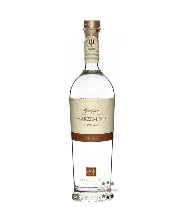 Marzadro Grappa Marzemino in Purezza / 41 % Vol. / 0,7 Liter-Flasche