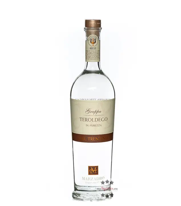 Marzadro Grappa Teroldego in Purezza / 41 % Vol. / 0,7 Liter-Flasche
