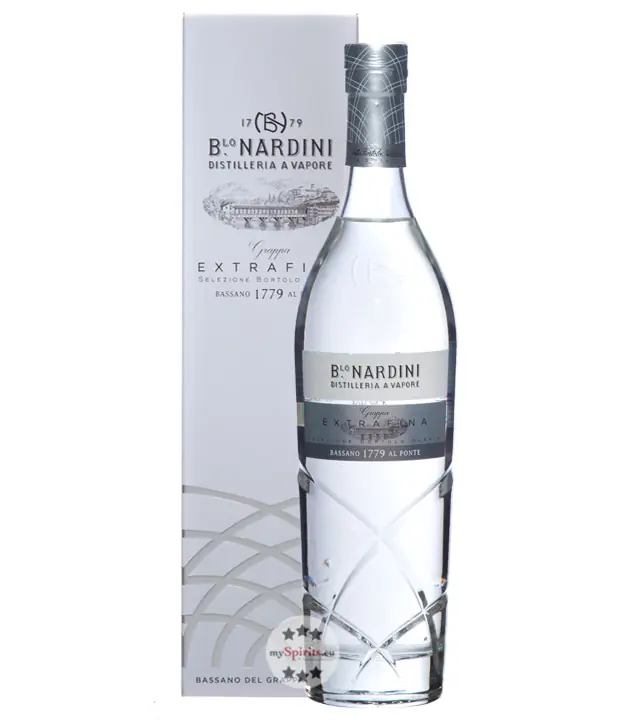 Nardini Grappa Extrafina Selezione / 42 % Vol. / 0,7 Liter-Flasche in Geschenkkarton