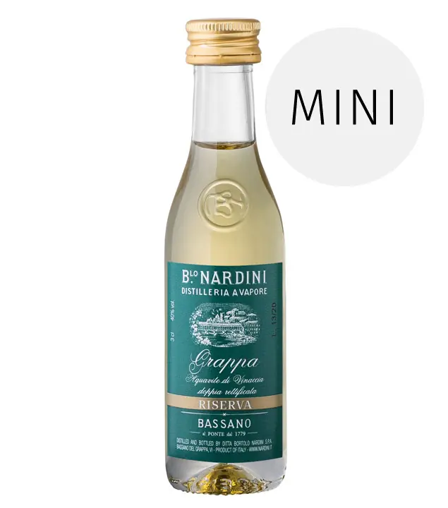 Nardini: Grappa Riserva 40° / 40% Vol. / 0,03 Liter-Flasche