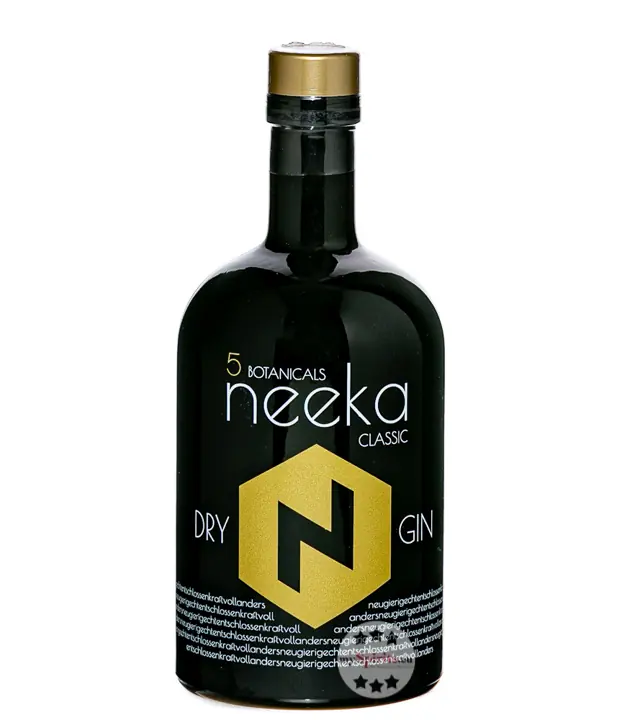 Neeka Classic Premium Dry Gin / 40 % Vol. / 0,5 Liter-Flasche