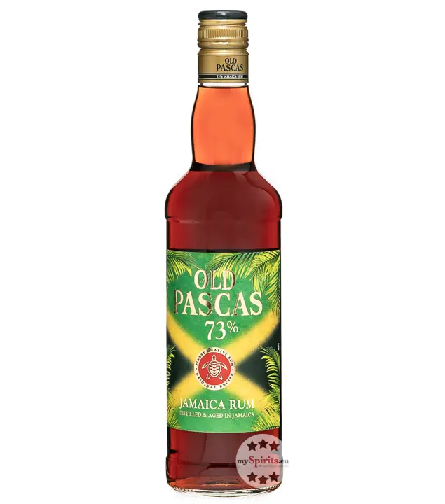 Old Pascas 73 Jamaica Dark Rum / 73 % Vol. / 0,7 Liter-Flasche