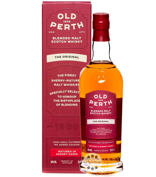 Old Perth The Original Blended Malt Scotch Whisky / 46 % Vol. / 0,7 Liter-Flasche in Geschenkkarton