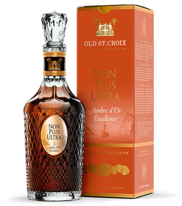 Old St. Croix: Non Plus Ultra Ambre d'Or / 42 % vol / 0,7 Liter-Flasche in Geschenkpackung