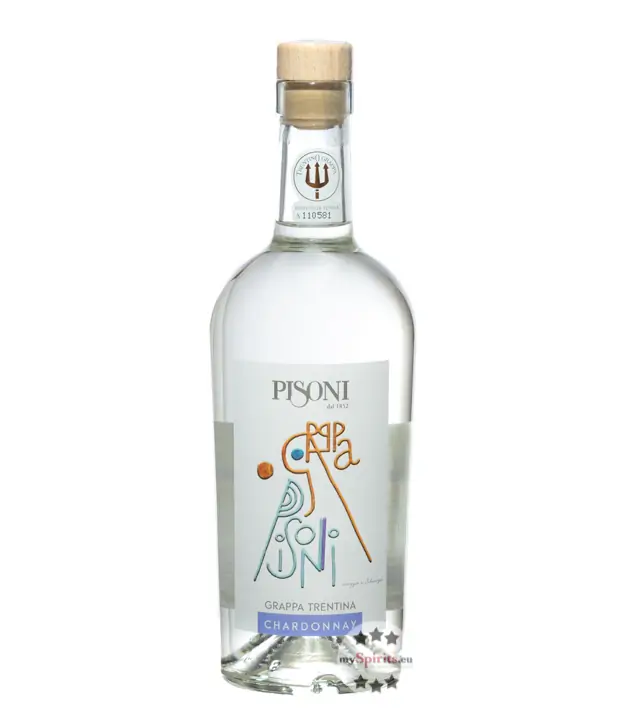 Pisoni Chardonnay Grappa / 43 % Vol. / 0,7 Liter-Flasche