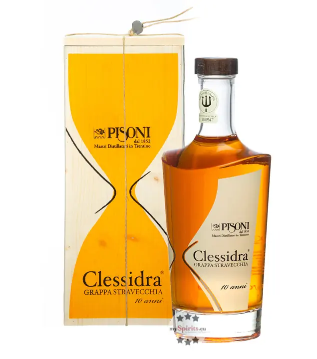 Pisoni Grappa Clessidra / 50 % Vol. / 0,7 Liter-Flasche