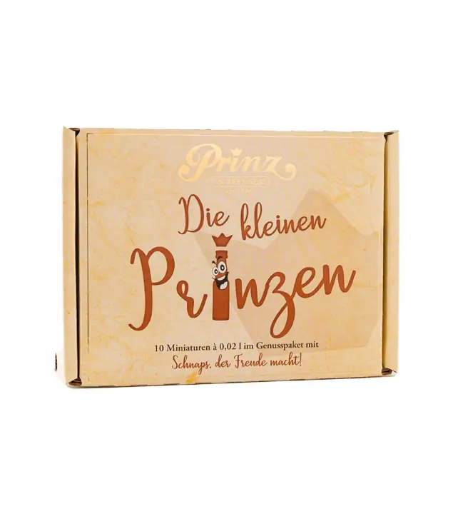 Prinz: „Alles Likör“ Miniaturen-Probierset / 15 - 40 % Vol. / 10 x 0,02 Liter in Geschenkbox