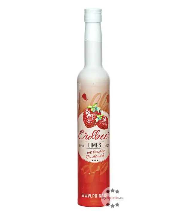 Prinz Erdbeer-Limes / 16 % / 0,5 Liter-Flasche