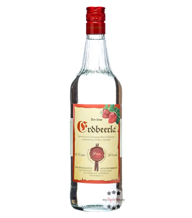 Prinz: Erdbeerla / 34% Vol. / 1,0 Liter - Flasche