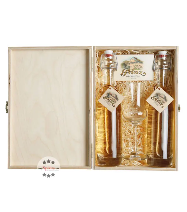 Prinz Geschenk-Set Edles in Holz verpackt
