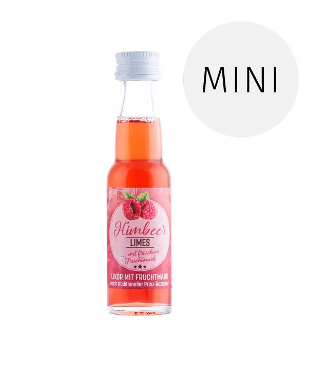 Prinz: Himbeer-Limes / 16% Vol. / 0,02 Liter - Flasche