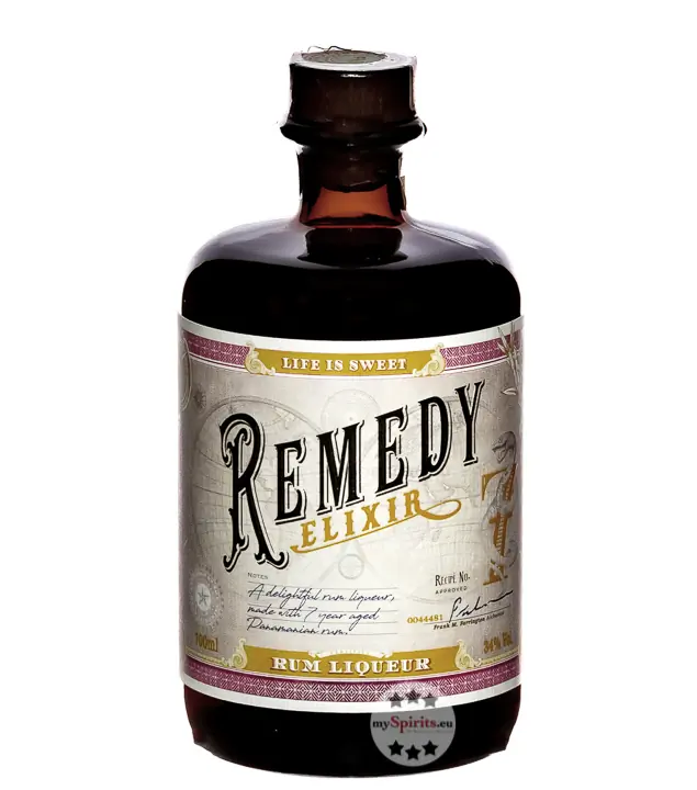 Remedy Elixir Likör mit Rum / 34 % Vol. / 0,7 Liter-Flasche