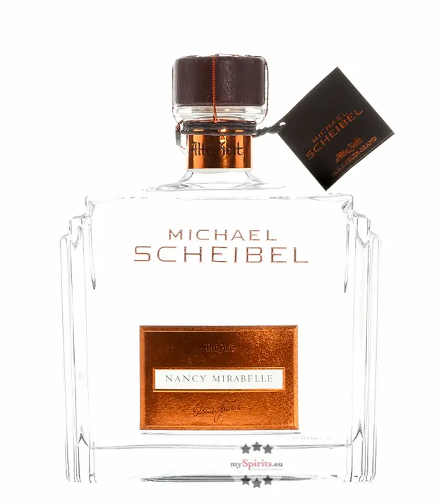 Scheibel Mirabelle Alte Zeit – Nancy Mirabellen-Brand über Holzfeuer / 44 % vol. / 0,7 Liter-Flasche