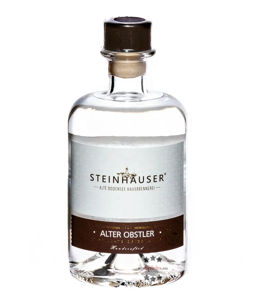 Steinhauser Alter Bodensee Obstler – Obstbrand aus Äpfeln und Birnen / 38 % vol. / 0,5 Liter-Flasche