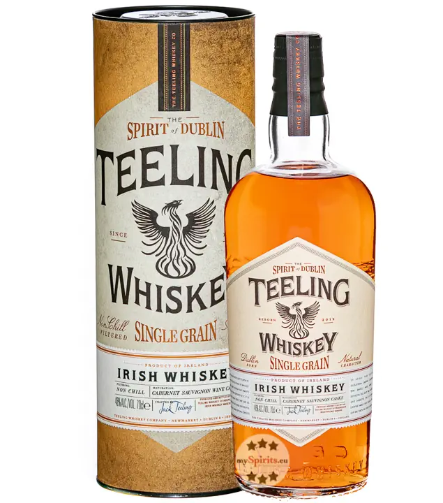 Teeling Single Grain Irish Whiskey / 46 % Vol. / 0,7 Liter-Flasche in Geschenkdose