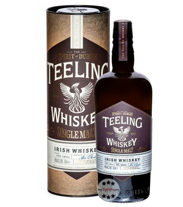 Teeling Single Malt Irish Whiskey / 46 % Vol. / 0,7 Liter-Flasche in Geschenkdose