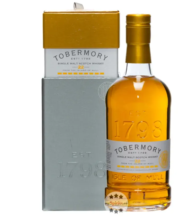 Tobermory 22 Jahre Port Cask Finish Single Malt Whisky / 46,3 % Vol. / 0,7 Liter-Flasche in Geschenkbox