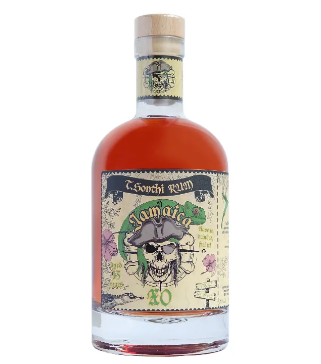 T.Sonthi 15 Years Jamaica XO Rum / 43,4 % vol / 0,7 Liter-Flasche