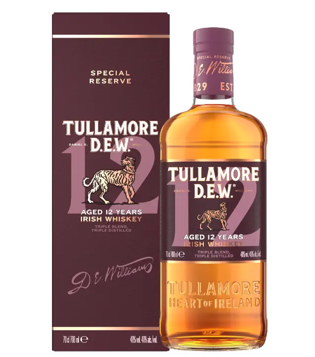 Tullamore D.E.W. 12 Years Irish Whiskey Special Reserve / 40 % Vol. / 0,7 Liter-Flasche in Geschenkbox