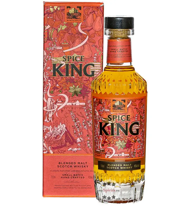 Wemyss Malts Spice King Blended Malt Scotch Whisky / 46 % Vol. / 0,7 Liter-Flasche in Geschenkkarton