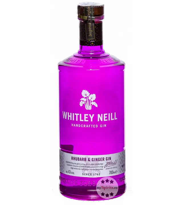 Whitley Neill Rhubarb & Ginger Gin Handcrafted / 41,3 % vol / 0,7 Liter-Flasche